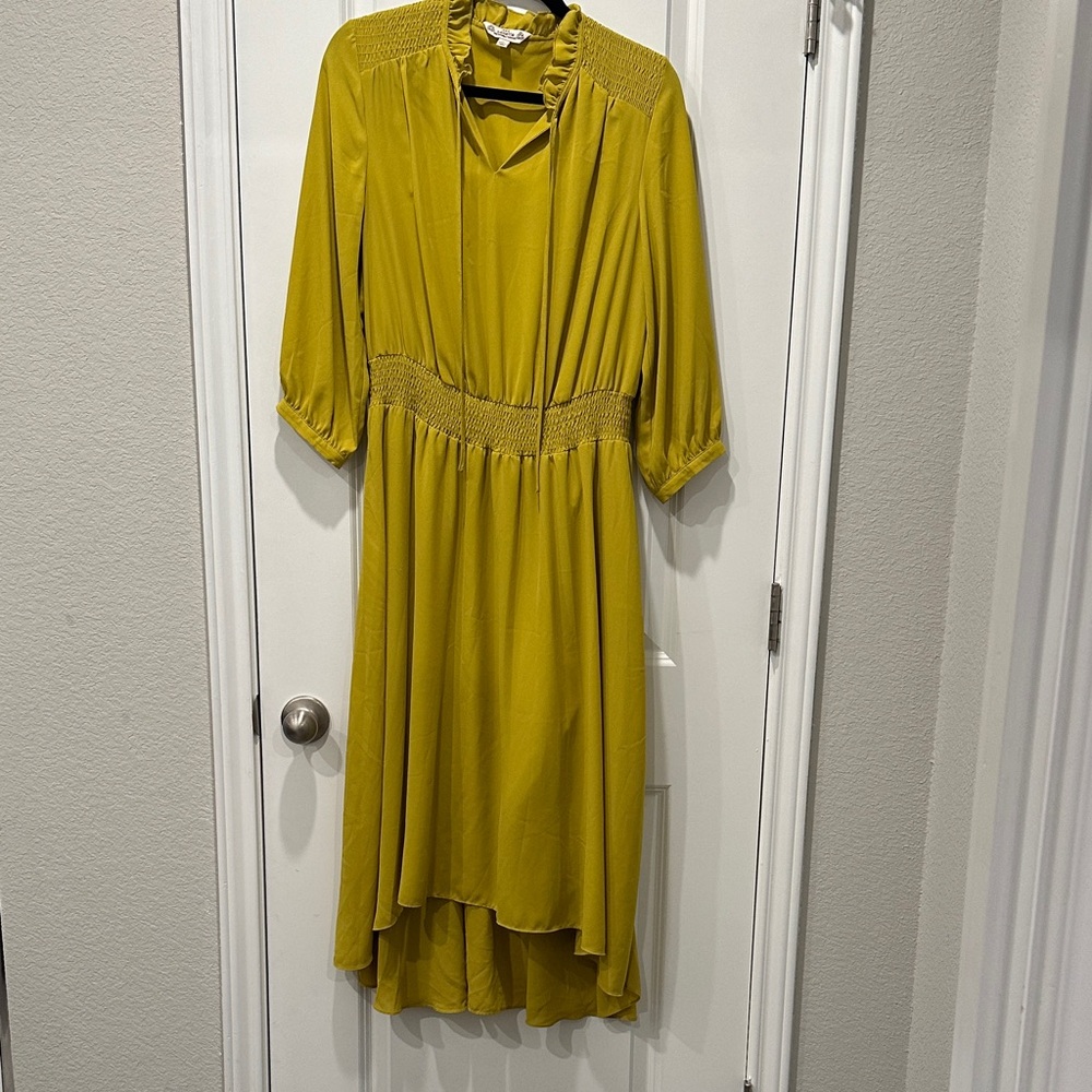 Nannette Olive High Low Dress